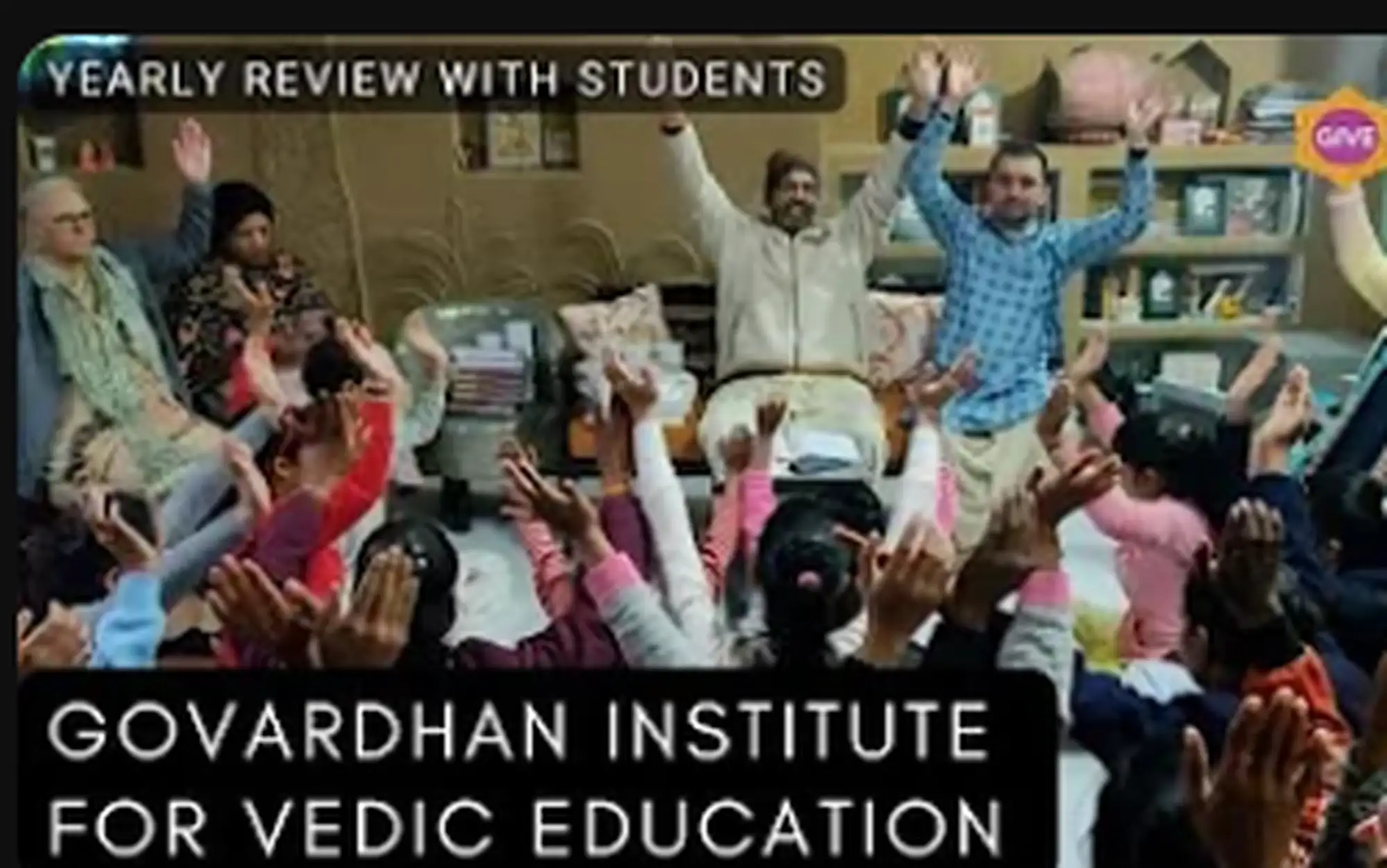 Govardhan Institute : Yearly review with students